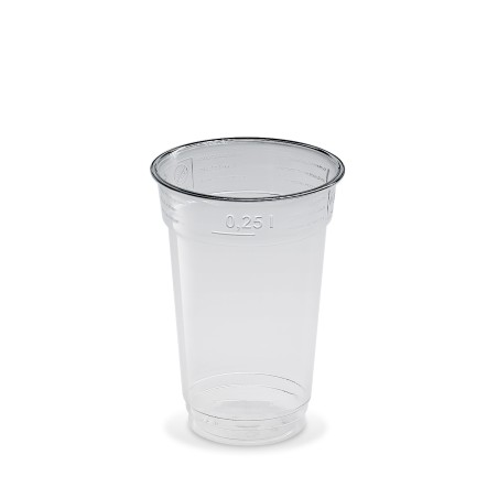 Plastový pohár PET 250ml, TRANSPARENTNÝ, 78mm, 50ks/bal