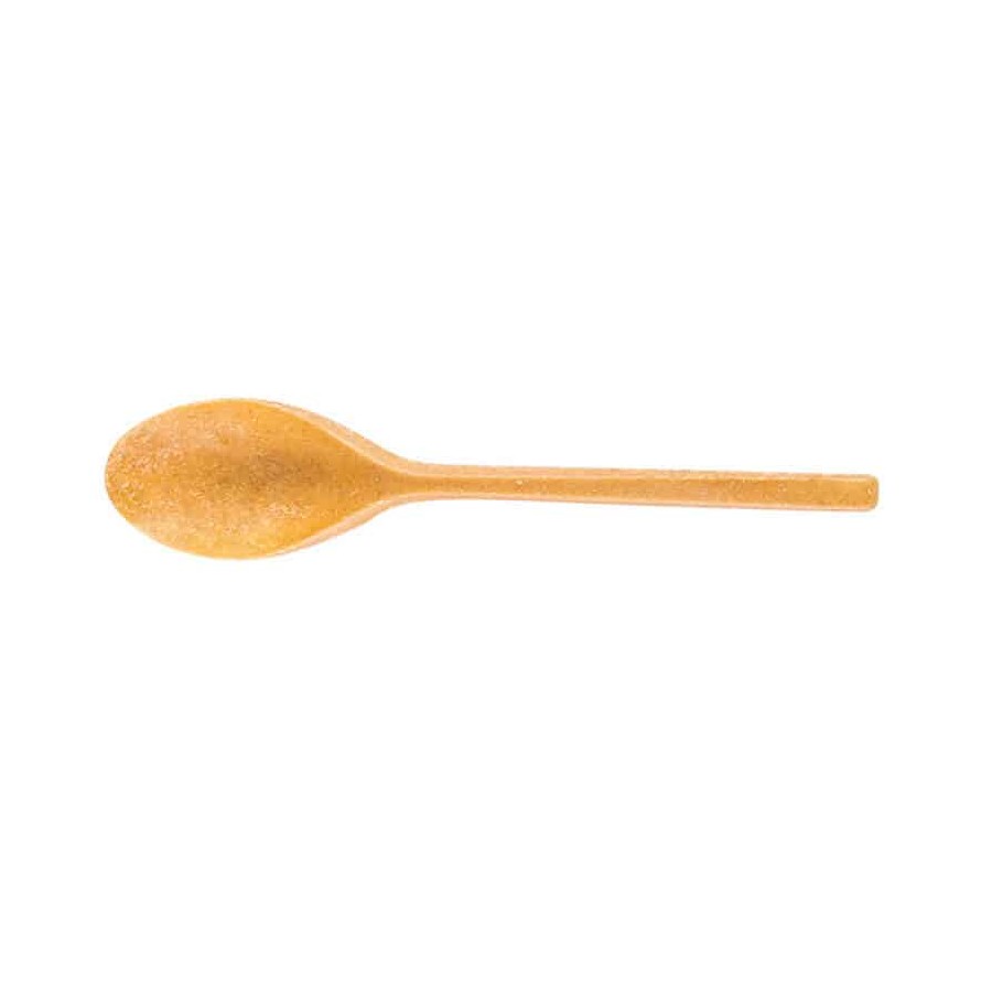 Lyžica prírodná (BIO-kompozit) HNEDÁ, 17cm, 50ks/bal.