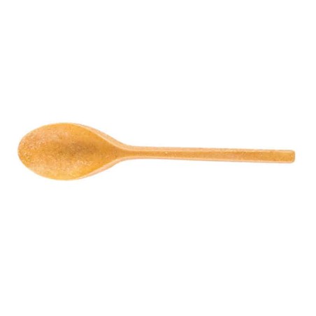 Lyžica prírodná (BIO-kompozit) HNEDÁ, 17cm, 50ks/bal.
