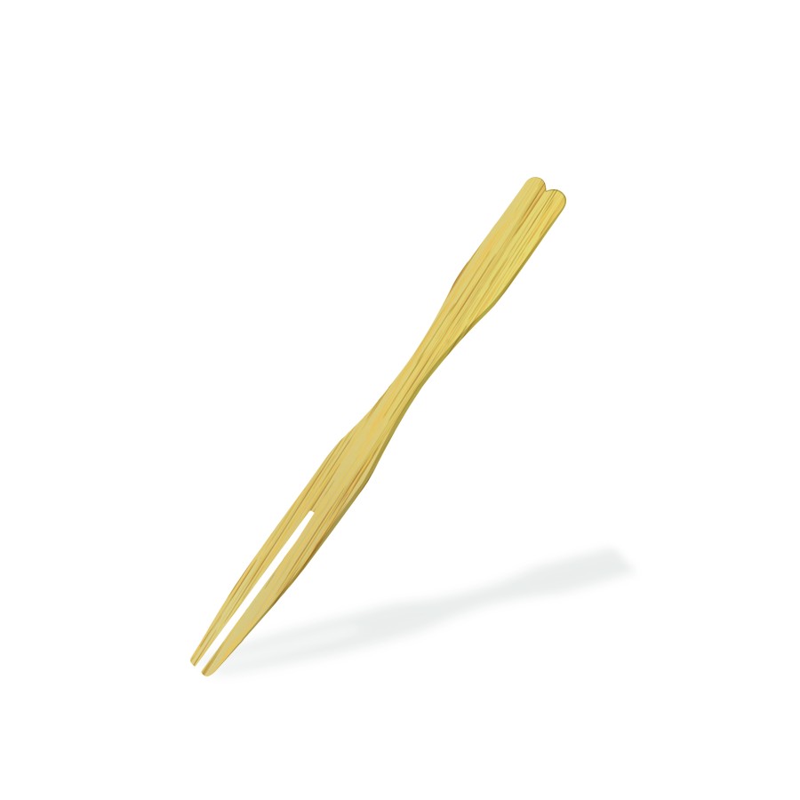 Bambusové napichovadlo VIDLIČKA 9 cm 100ks/bal