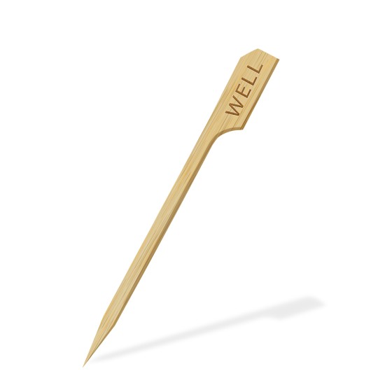 Bambusové napichovadlo steak "WELL", 9 cm, 250ks/bal