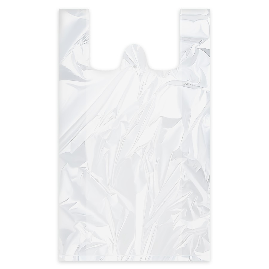 Taška mikroténová JUMBO XL 40+20 x 60 cm, BIELA, 50ks/bal.