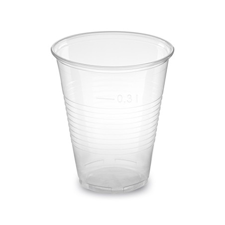 Plastový pohár PP 300ml, TRANSPARENTNÝ, 95mm, 50ks/bal