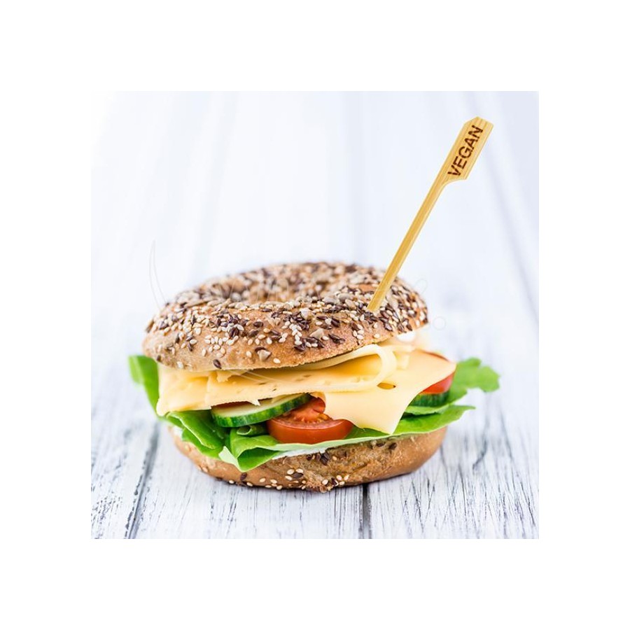 Bambusové napichovadlo "VEGAN", 9 cm, 250ks/bal