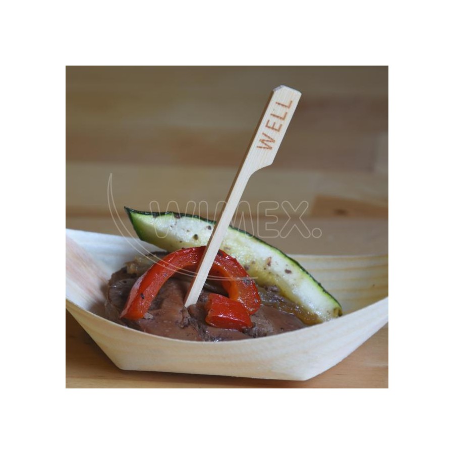 Bambusové napichovadlo steak "WELL", 9 cm, 250ks/bal