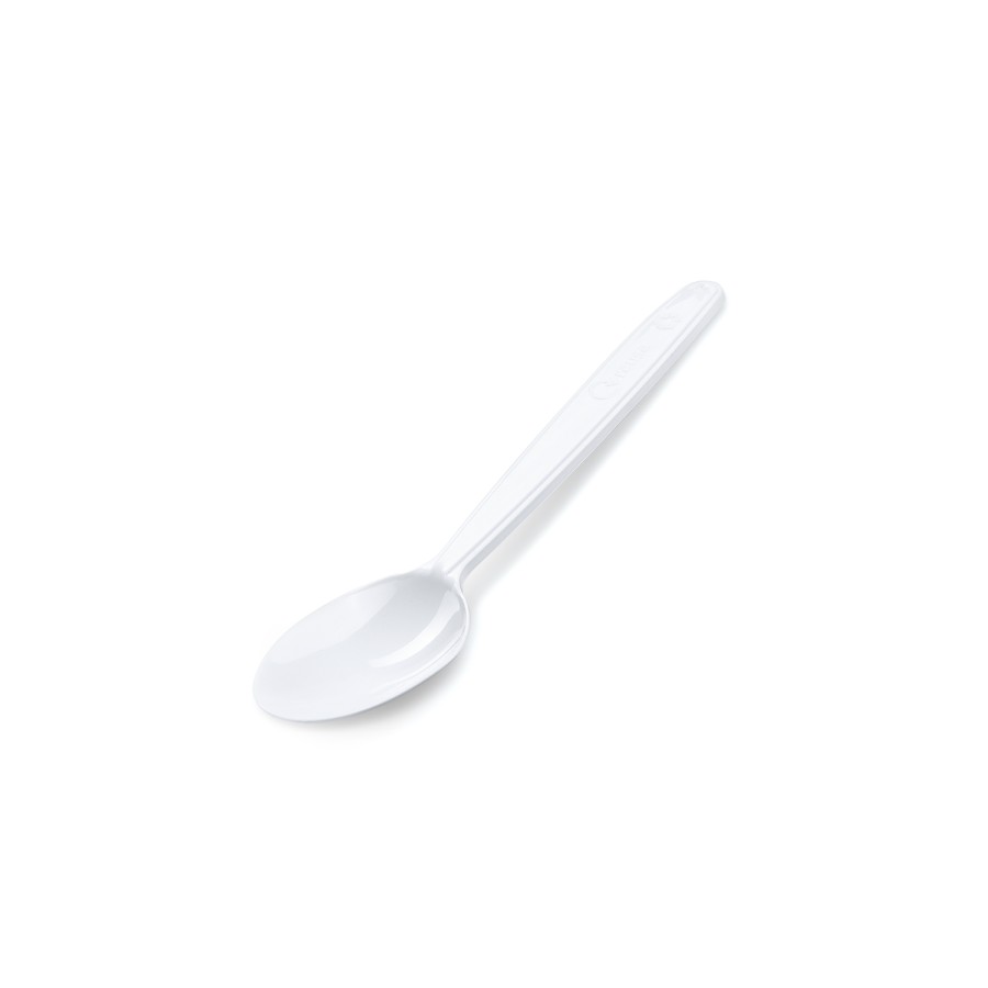 Kávová lyžička (PP) opakovane použiteľná, BIELA, 13cm 50 ks/bal