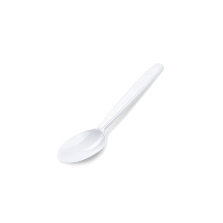 Kávová lyžička (PP) opakovane použiteľná, BIELA, 13cm 50 ks/bal