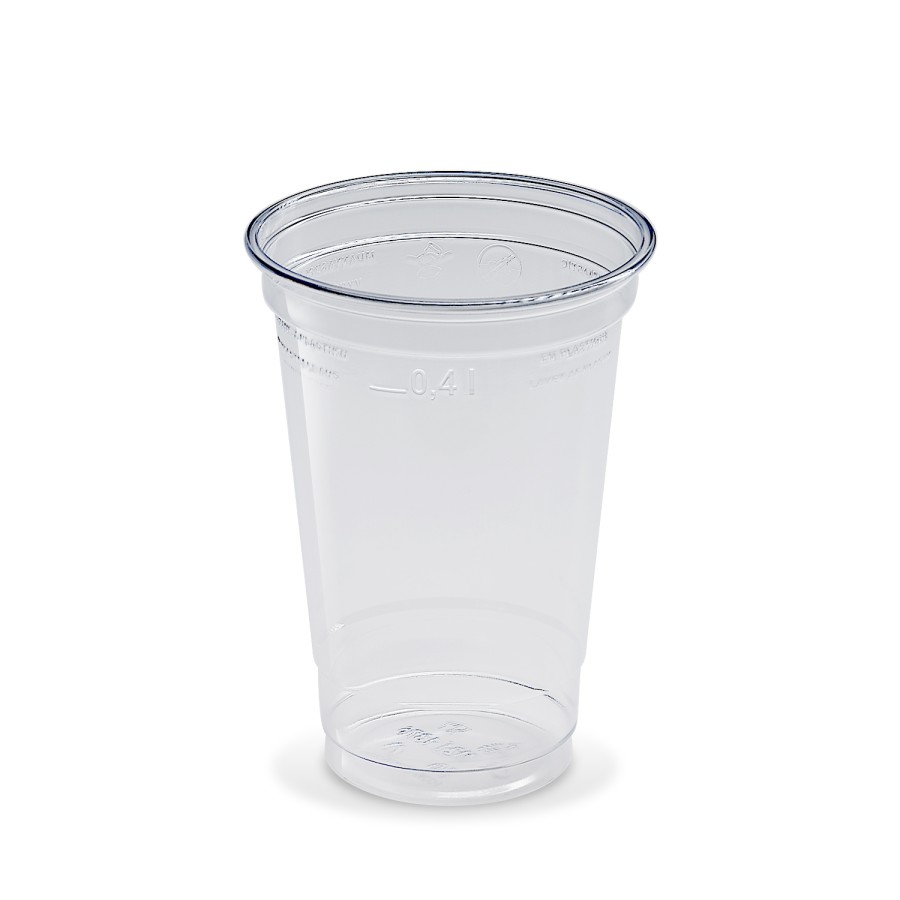 Plastový pohár PET 400ml, TRANSPARENTNÝ, 95mm, 50ks/bal