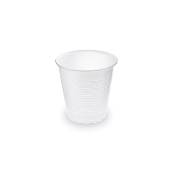 Plastový pohár PP 150ml, BIELY, 70mm, 100ks/bal