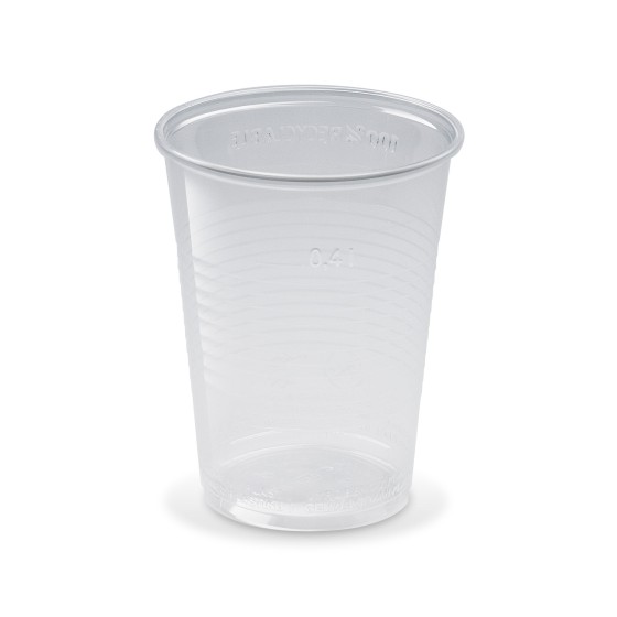 Plastový pohár PP 400ml, TRANSPARENTNÝ, 95mm, 50ks/bal