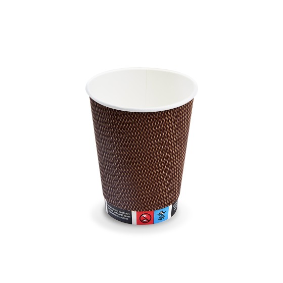 Papierový pohár PREMIUM 420ml, L, O90mm, 25 ks/bal