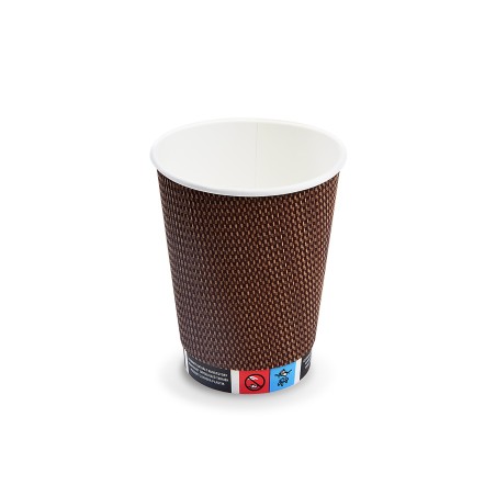Papierový pohár PREMIUM 420ml, L, O90mm, 25 ks/bal