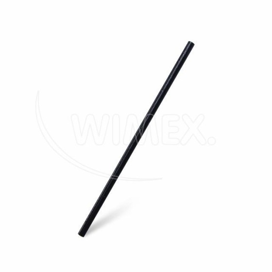 Slamka (BIO-kompozit) čierna, 21cm/6mm, 200 ks/bal