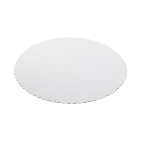 Lepenková podložka pod tortu BIELA, O 32 cm, 100 ks/bal