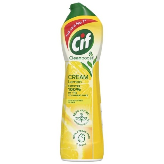 CIF Cream 500 ml Lemon, ŽLTÝ, 1 ks