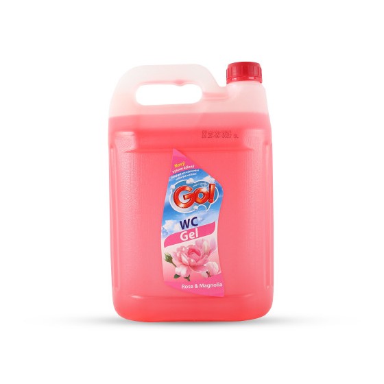 GO! WC gel ROSE & MAGNOLIA 5l červený