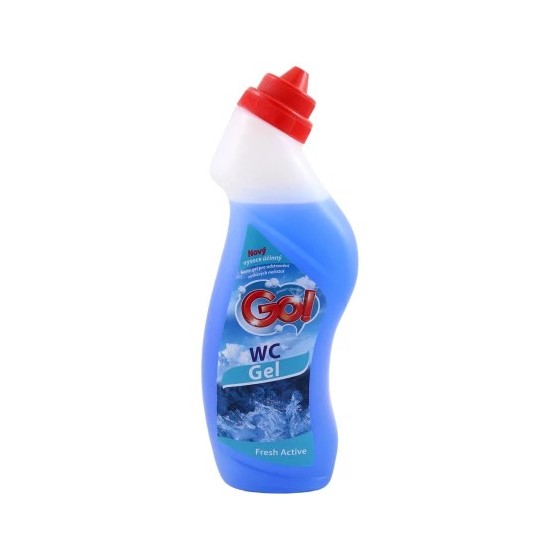 GO! WC gel FRESH & ACTIVE 750ml modrý