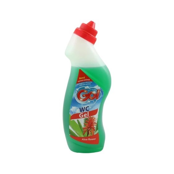 GO! WC gel ALOE FLOWER 750ml zelený