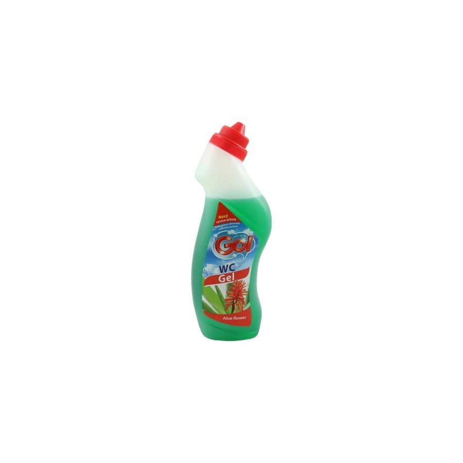 GO! WC gel ALOE FLOWER 750ml zelený