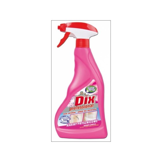 DIX PROFESSIONAL(RUŽOVÝ) - tekutý čistiaci prostriedok SPRCHOVACIE KÚTY, 500ml