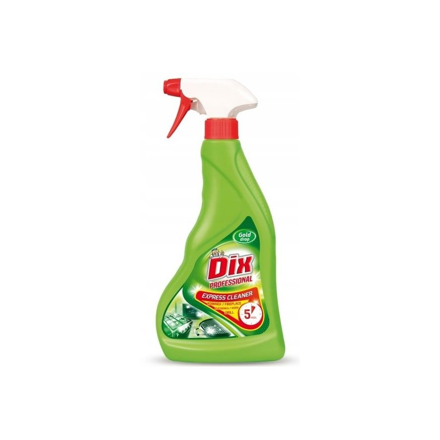 DIX PROFESSIONAL(ZELENÝ) - tekutý čistiaci prostriedok GRIL, KRBY, 500 ml 