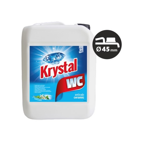 Krystal - čistič na WC keramiku ANTICALC, MODRÝ, 5L