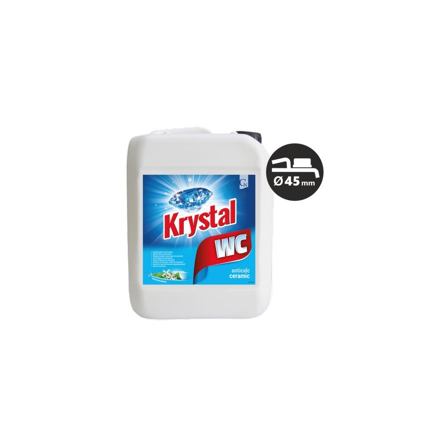 Krystal - čistič na WC keramiku ANTICALC, MODRÝ, 5L