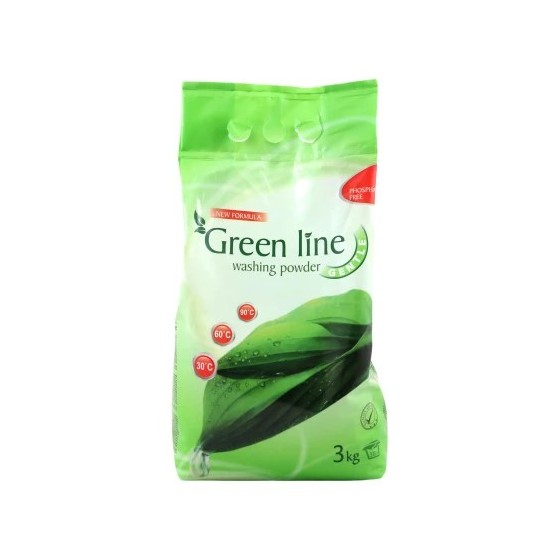 Prací prášok GREEN LINE GENTLE 3 kg