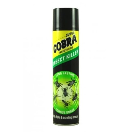 COBRA super - univerzálna, 400ml lietajúci a lezúci CIERNY