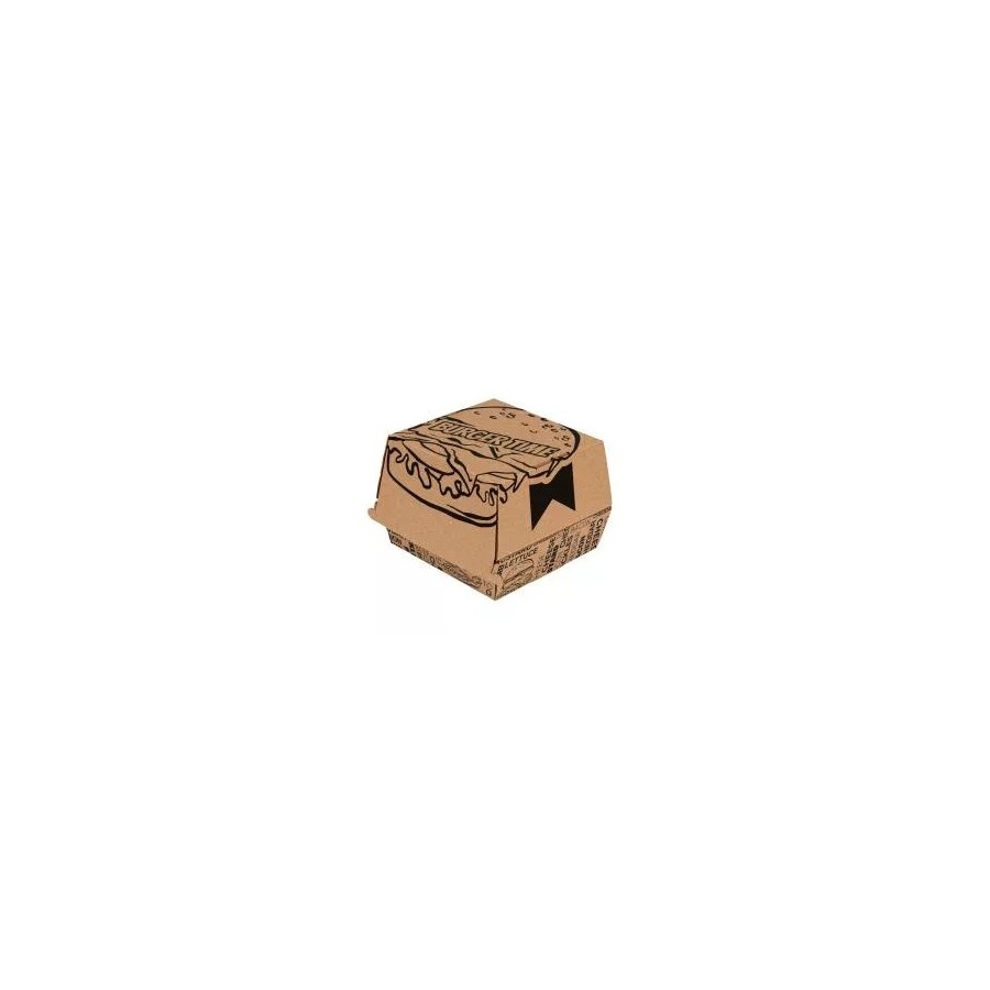 Burger box s potlačou BURGER TIME 130x130x110 cm, 50ks/bal.