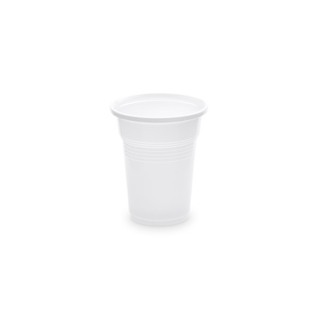 Plastový pohár PP 100ml, BIELY, 57mm, 100ks/bal