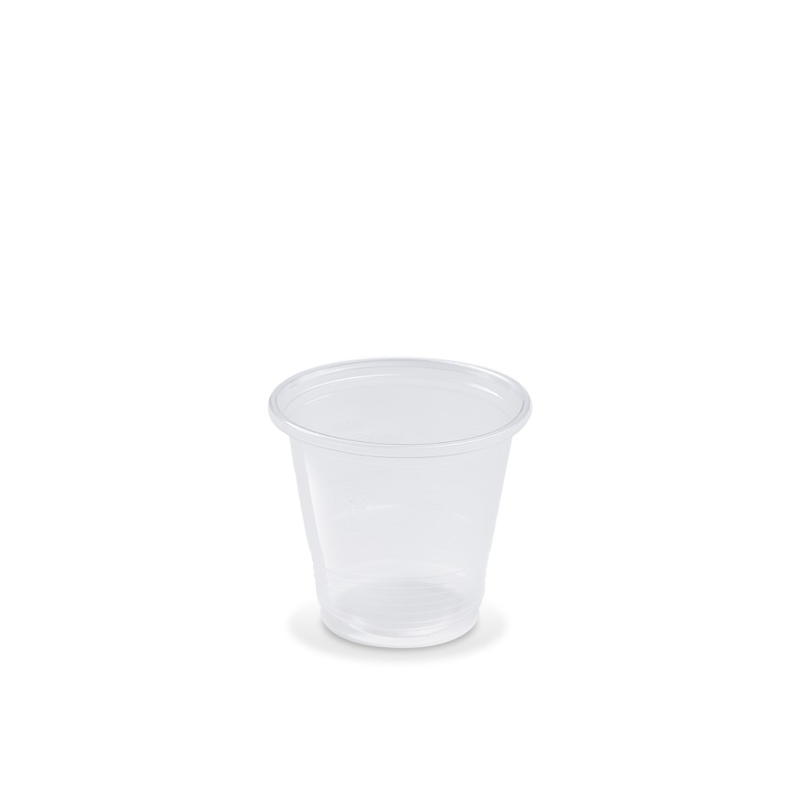 Plastový pohár PP 80ml, PRIESVITNÝ, 57mm, 100ks/bal