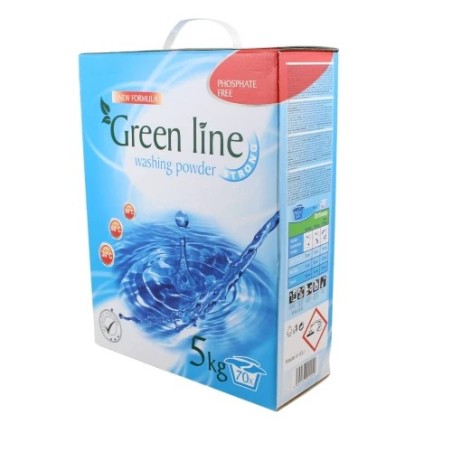 Prací prášok GREEN LINE STRONG 5 kg BOX