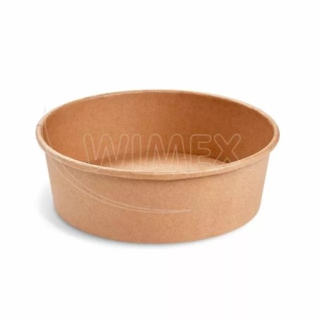 Miska papierová Kraft 500ml hnedá 50ks