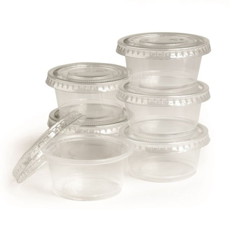 Dressing miska TRANSPARENTNÁ, rPET, 50ml, 168ks/bal 