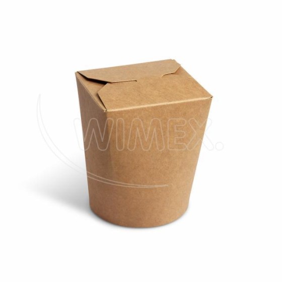 Food box KRAFT 500 ml, uzatvárací, 50 ks/bal.