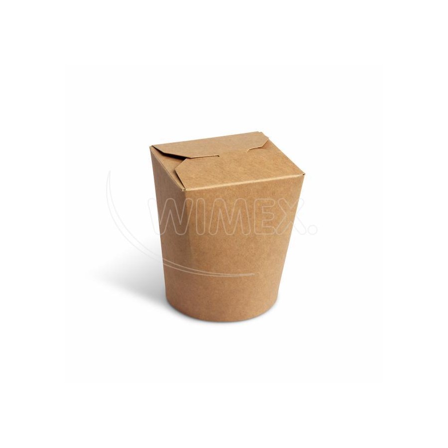 Food box KRAFT 500 ml, uzatvárací, 50 ks/bal.
