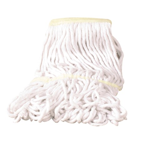 Strapcový mop BAVLNA 350g, BIELY