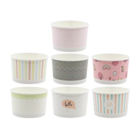 Miska na zmrzlinu 245ml Pastel 25ks