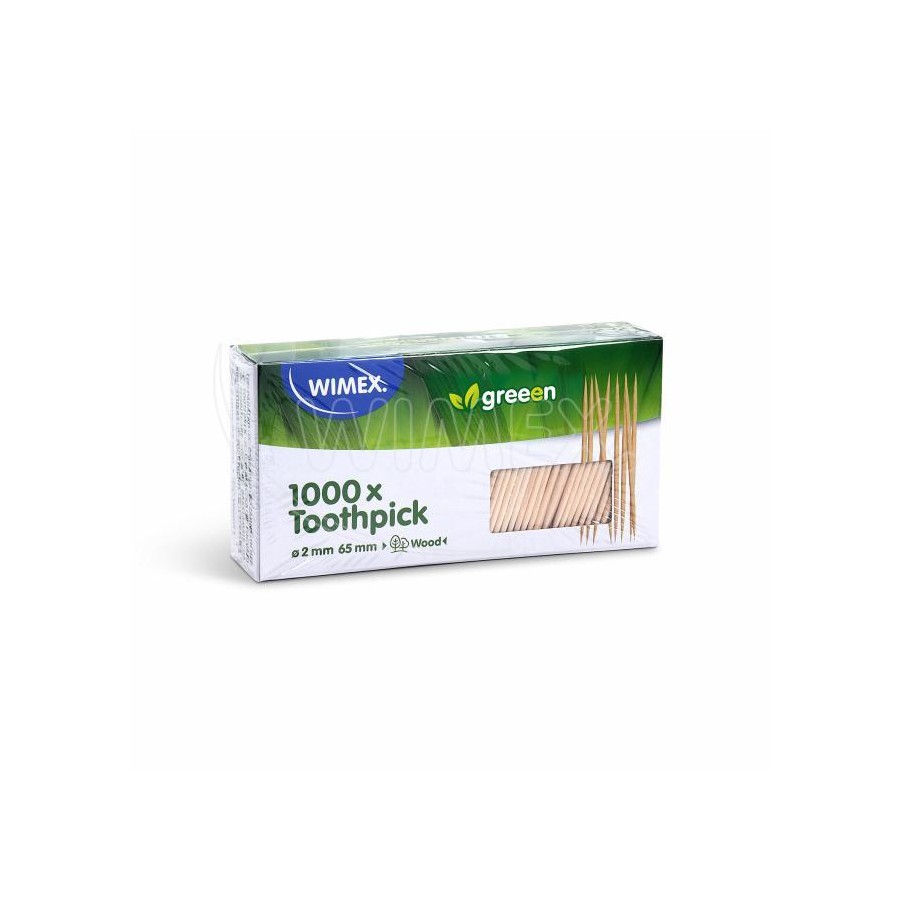 Drevené špáradlá priemer O2 x 65 mm, 1000ks/bal