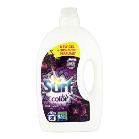 SURF Dark Color Black Orchid, prací gél, 60 PD