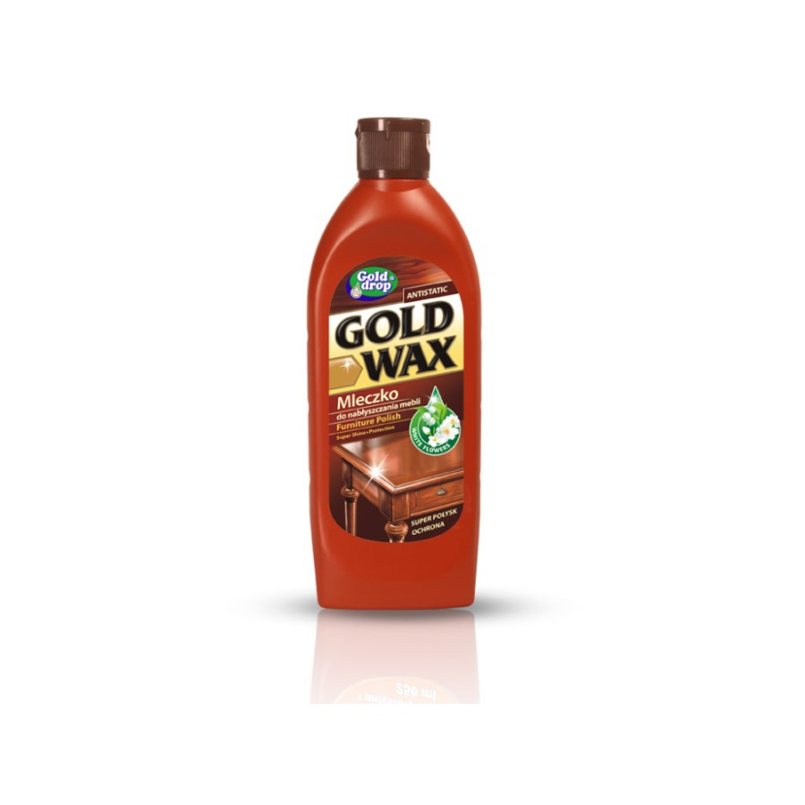 GOLD WAX čistiaca emulzia na ošetrenie nábytku, 250 ml