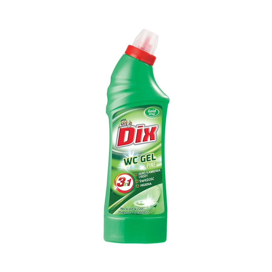 DIX - WC gél na toalety, LES, 750 ml