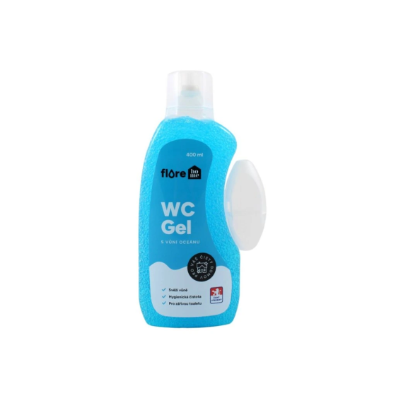 WC gel FLORE pine náplň s košíkom 400ml