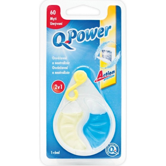 Q Power osviežovač do umývačky 2v1