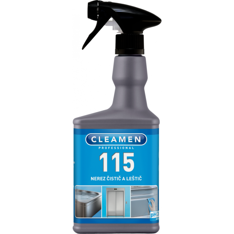 CLEAMEN 115, nerez čistič a leštič, 550ml