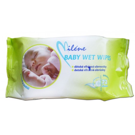 Detské vlhčené utierky MILENE 72ks