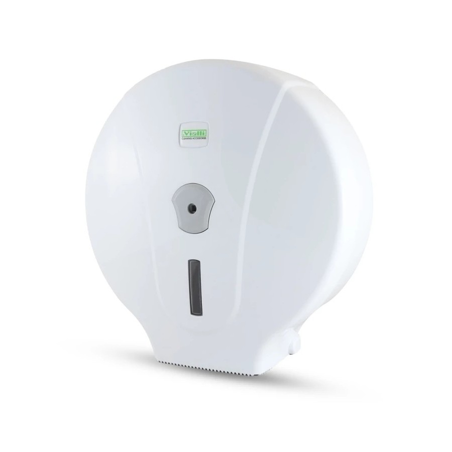 Zásobník na toaletný papier JUMBO 19cm, BIELY, 1ks