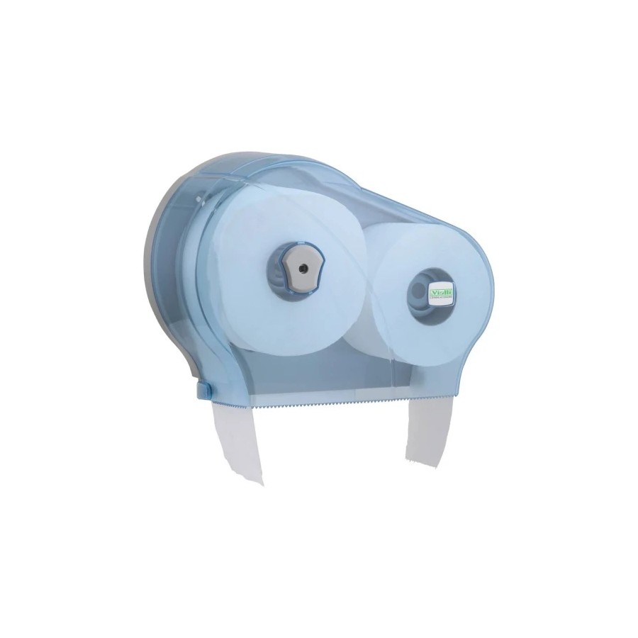 Zásobník na TP Jumbo DOUBLE MINI JUMBO, TRANSPARENTNÝ, 1ks