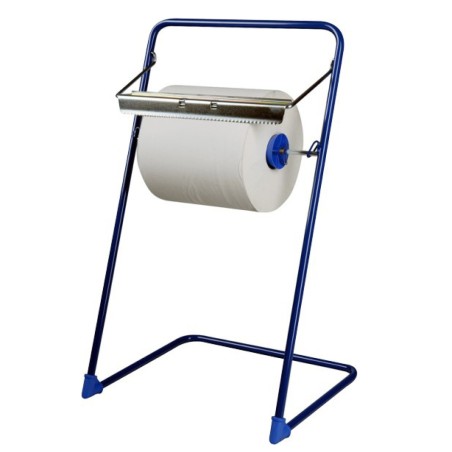 Odvinovač priemyselných utierok (kovový) stojanový, MODRÝ, 1ks